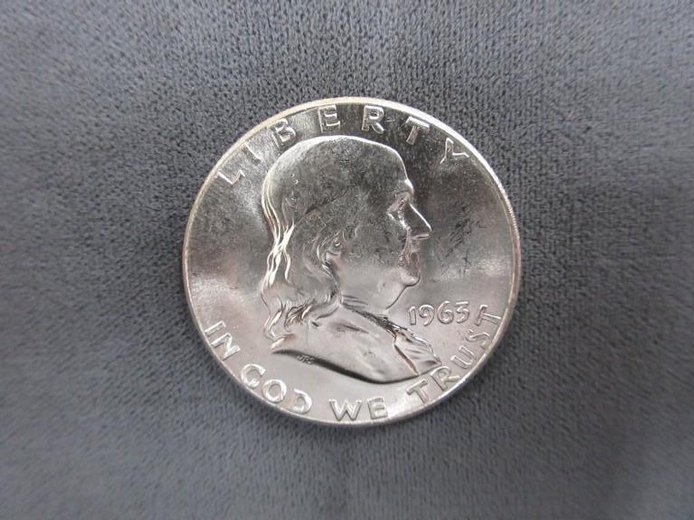 1963-P Franklin half dollar