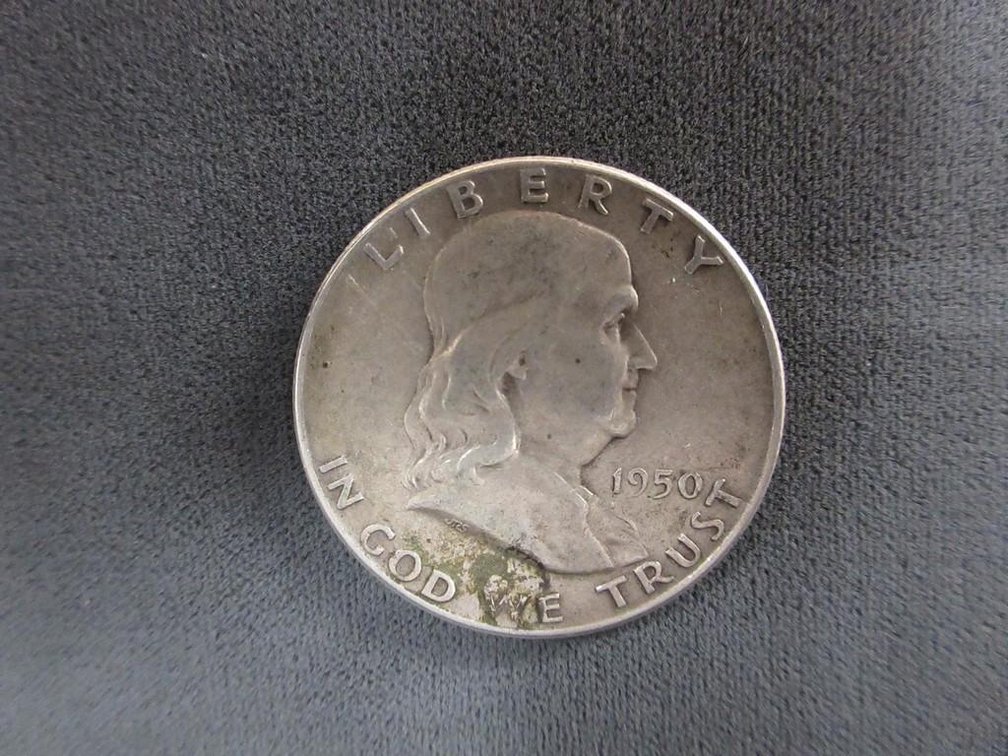 1950-P Franklin half dollar