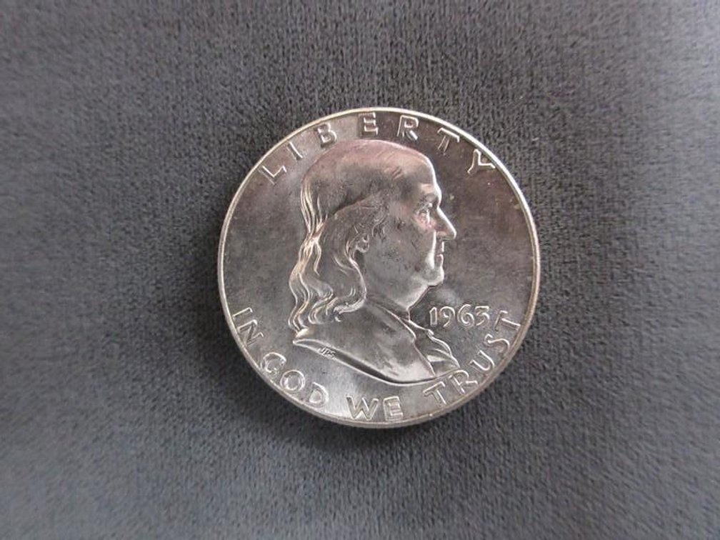 1963-P Franklin half dollar