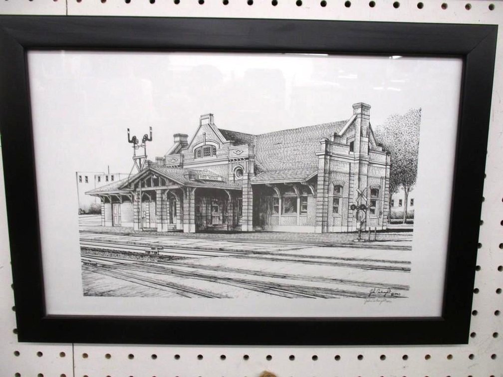 John Cartridge signed black and white print