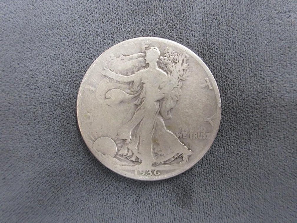 1936-P Walking Liberty half dollar