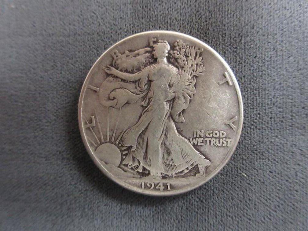 1941-P Walking Liberty half dollar