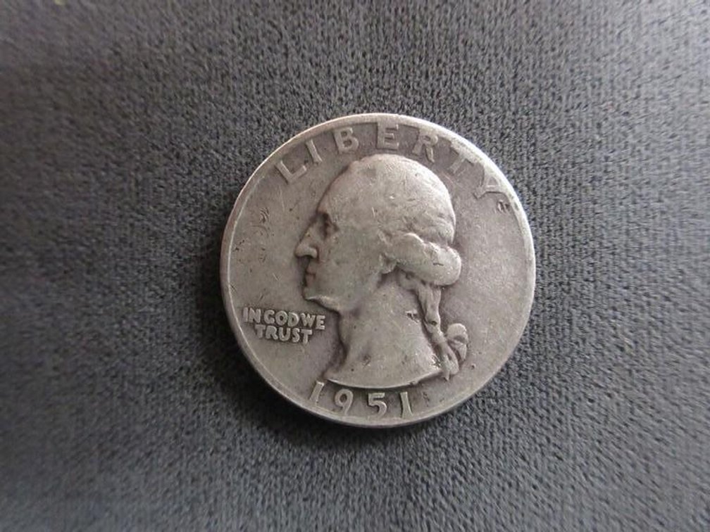 1951-D Washington quarter