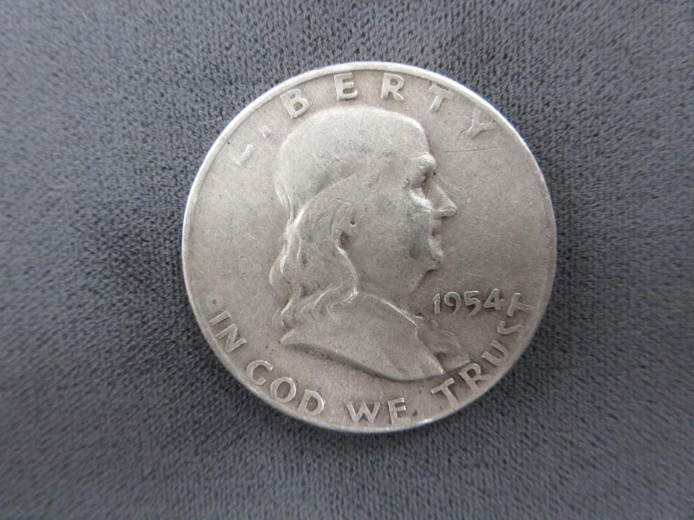 1954-D Franklin half dollar