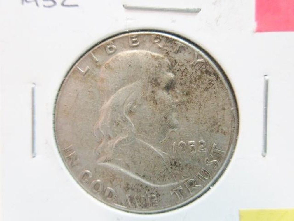 1952 Franklin half dollar