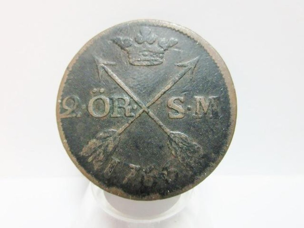 1766 Sweden 2-ore