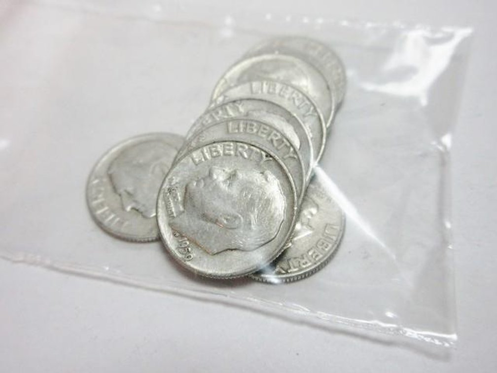 (10) Silver Roosevelt dimes