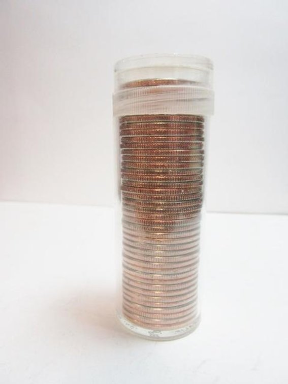 Roll of 2001-P Rhode Island Statehood Washington quarters