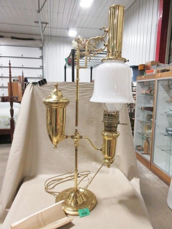 Aladdin brass student lamp