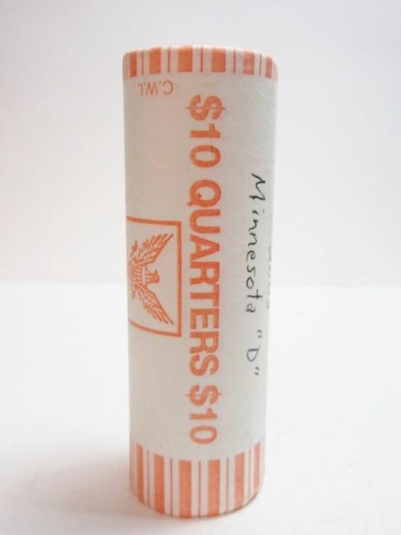 Roll of 2005-D Minnesota Statehood Washington quarters