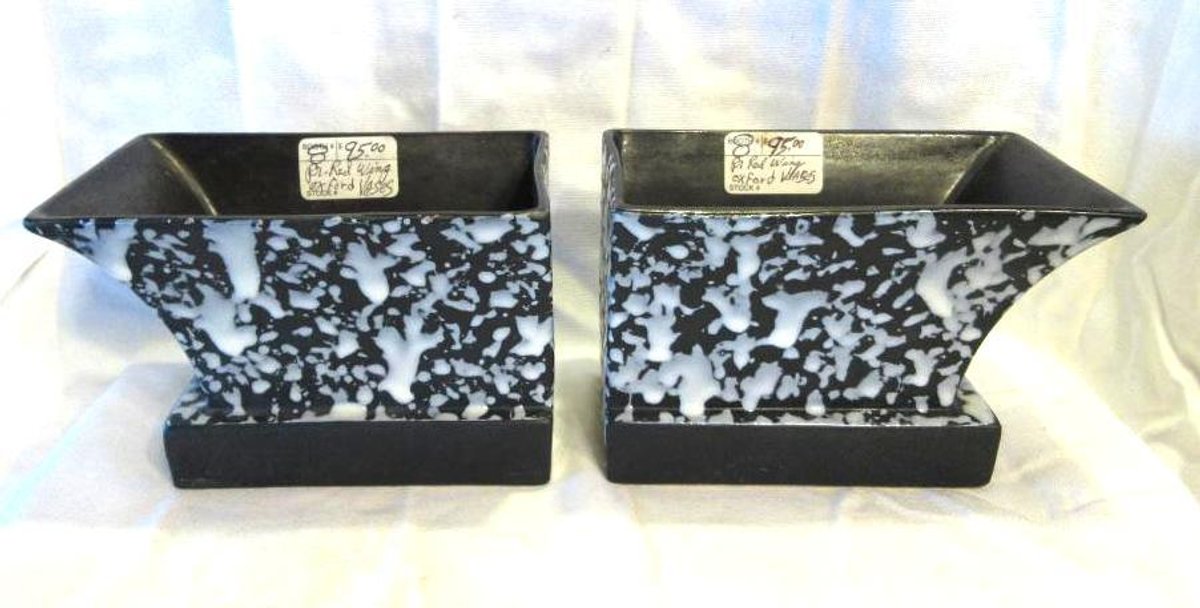Pair of Red Wing art pottery #2308 vases