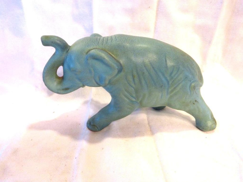 Signed Van Briggle elephant