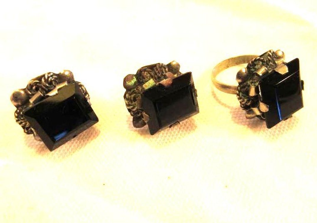 Mexico silver jewelry set