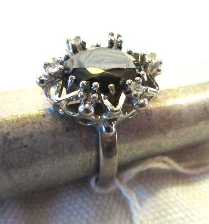 Sterling ring with stone