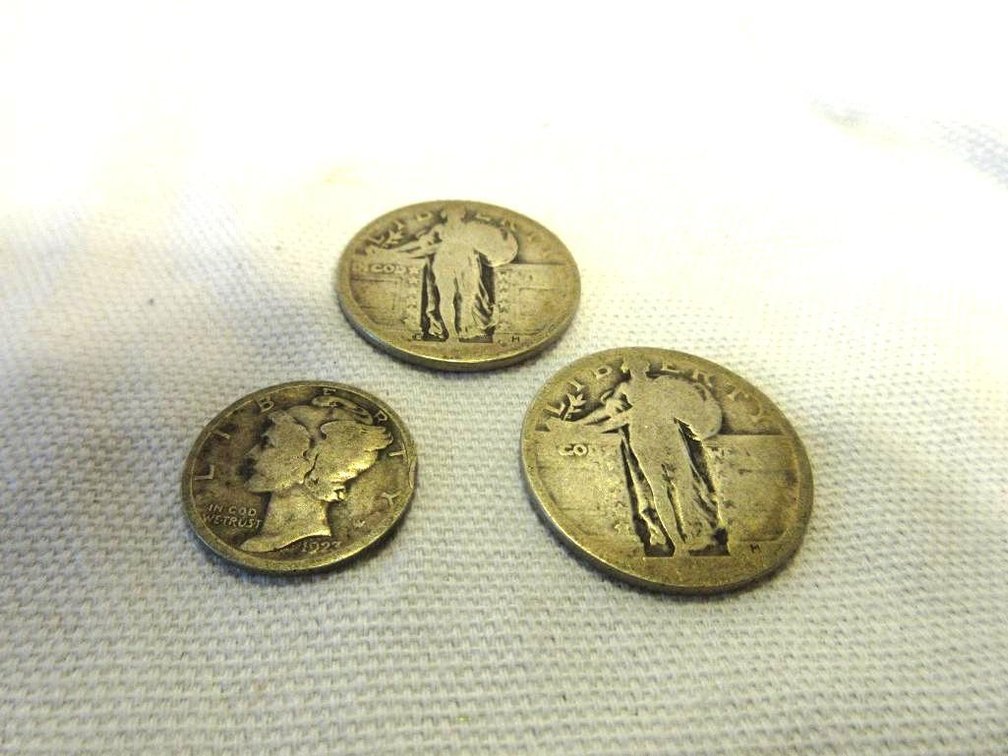 (3) Silver US coins