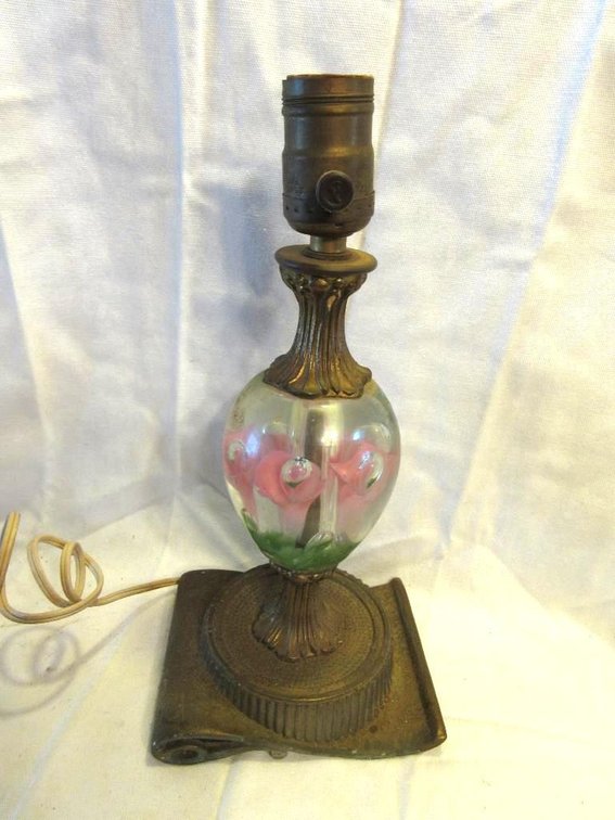Art glass lamp