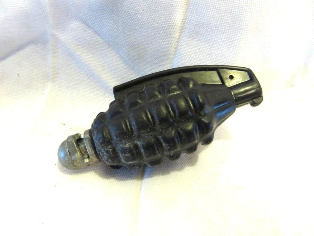 Vintage plastic cap grenade