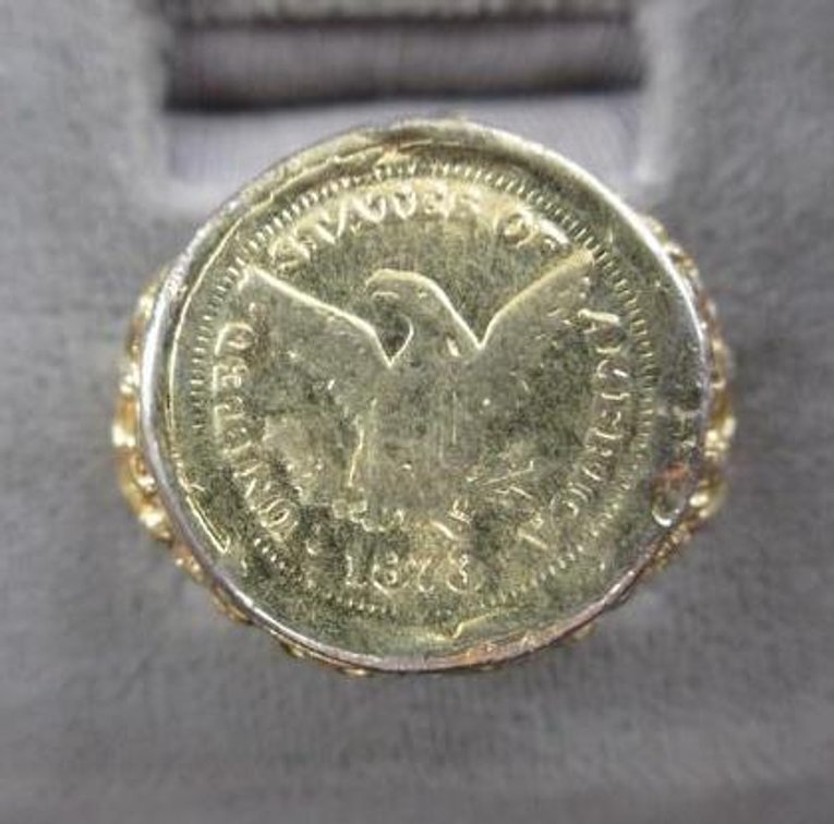1873 coin style ring