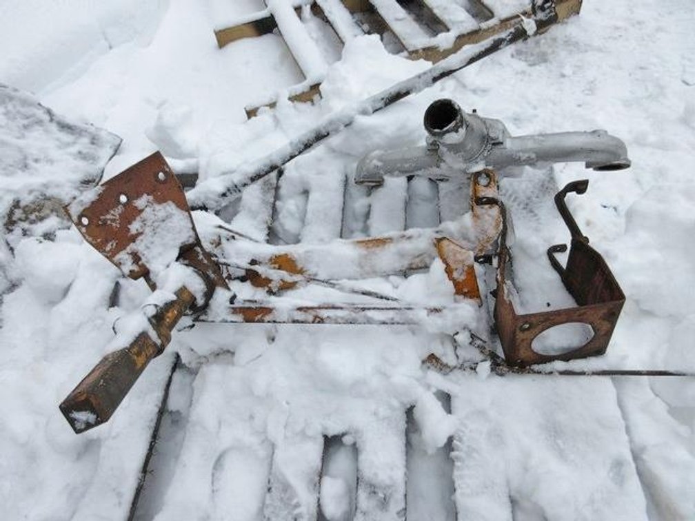 Group of Minneapolis Moline parts
