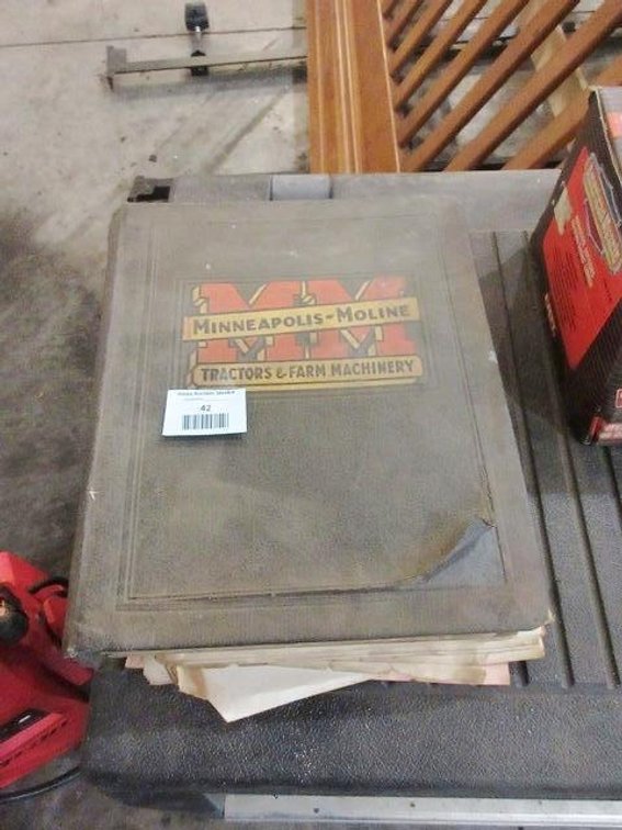 Minneapolis Moline service bulletin book