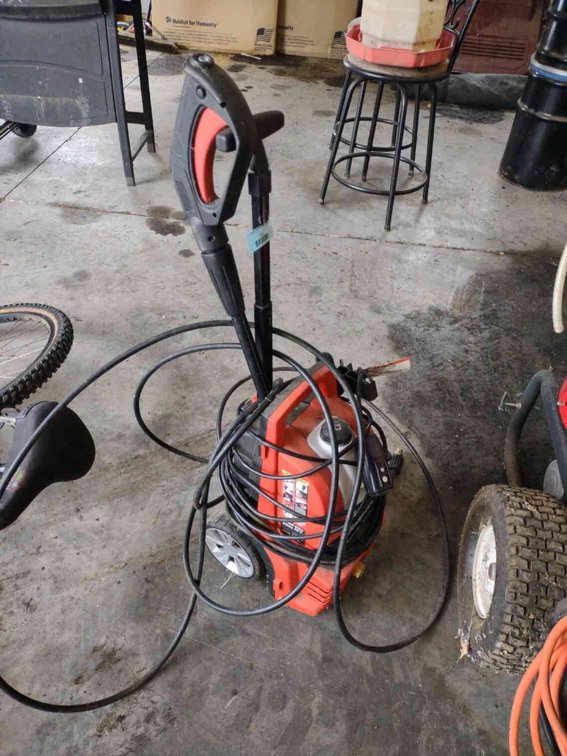 Snap-On electric pressure washer