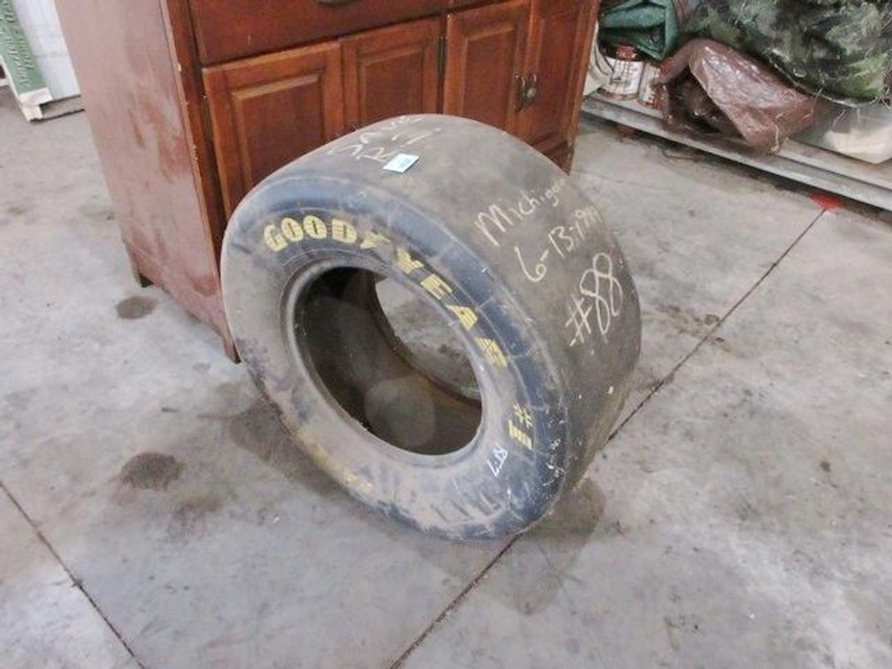 Goodyear 27.5-12.0-15  tire off of Nascar #88 Dale Jarrett