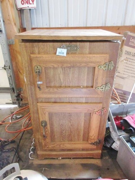Kenmore refrigerator with wood veneer