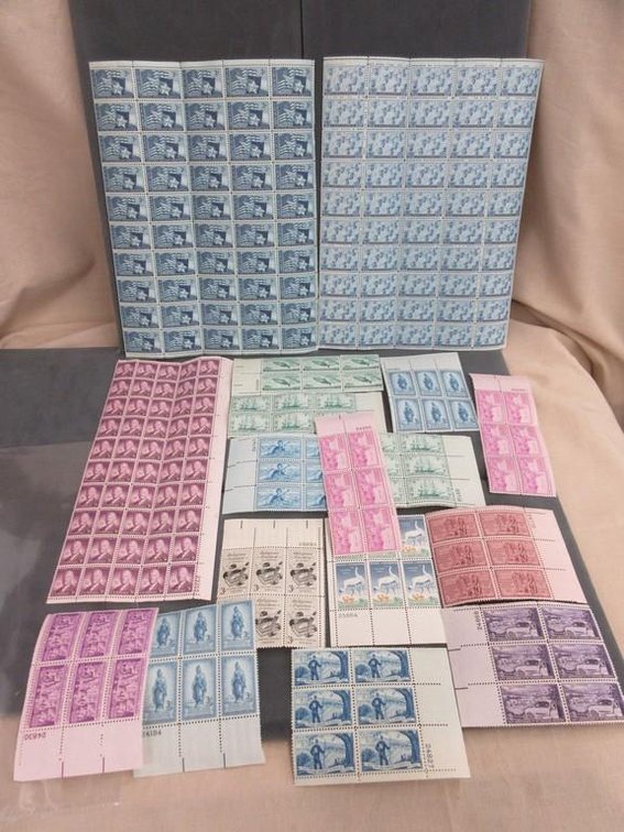 Group of 3 cent stamps