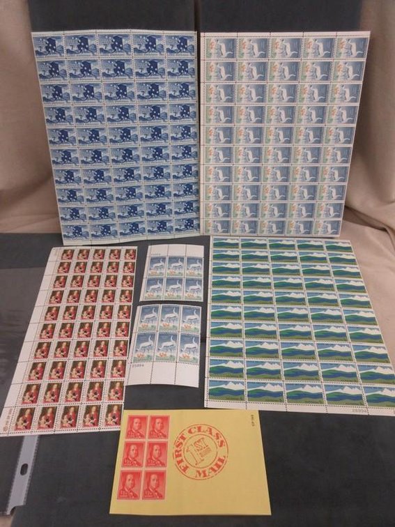 (3) Sheets of stamps and more