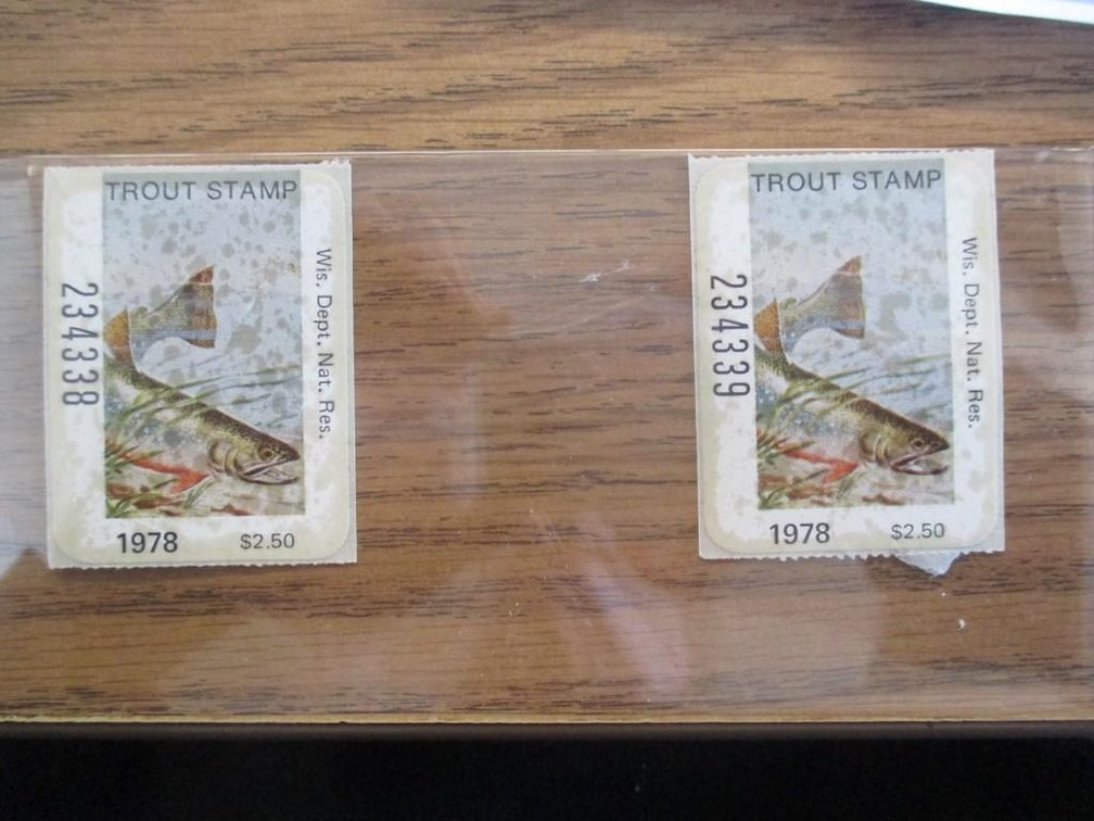 (2) Trout Stamps