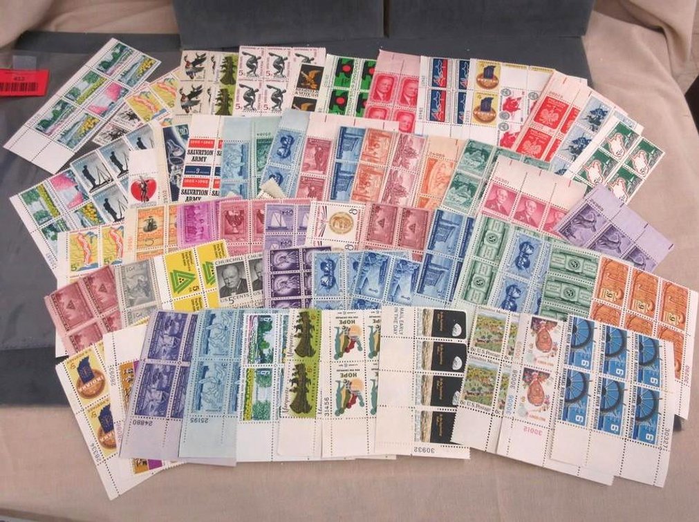 Group of assorted stamps