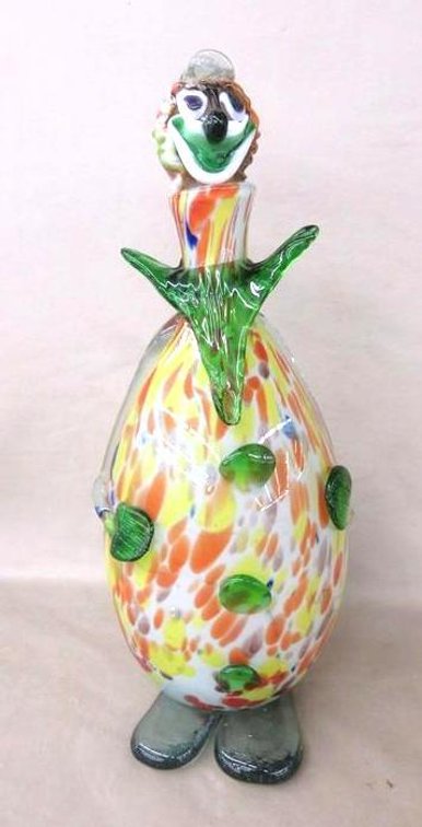 Murano art glass clown