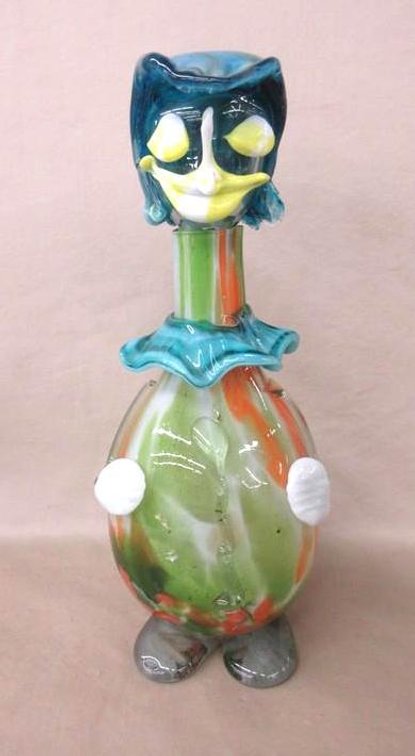 Murano art glass clown