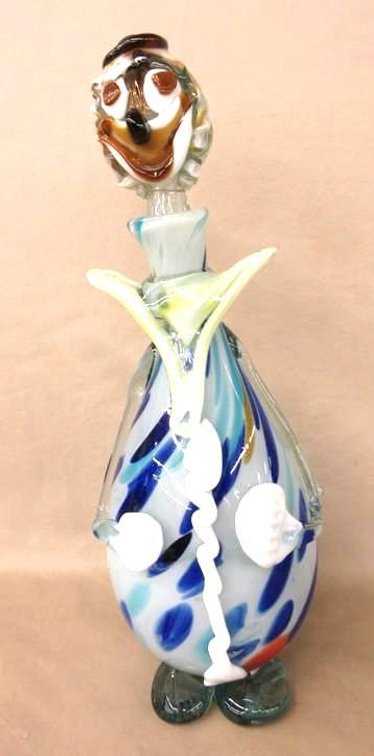 Murano art glass clown