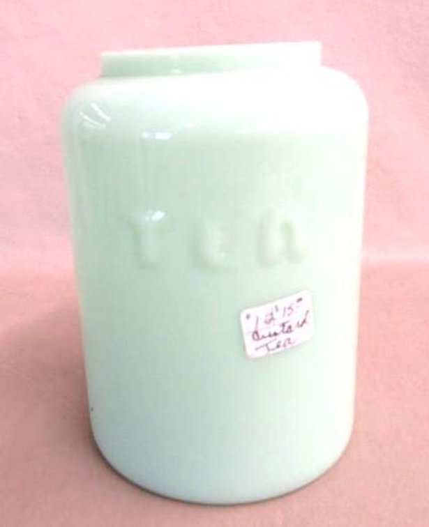 Jadeite Tea canister