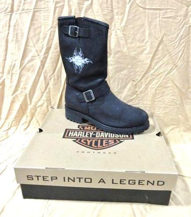 Harley-Davidson logger conductor black boots