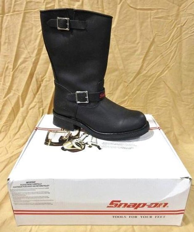 Snap-On engineer black boots