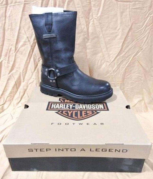 Harley-Davidson black harness boots