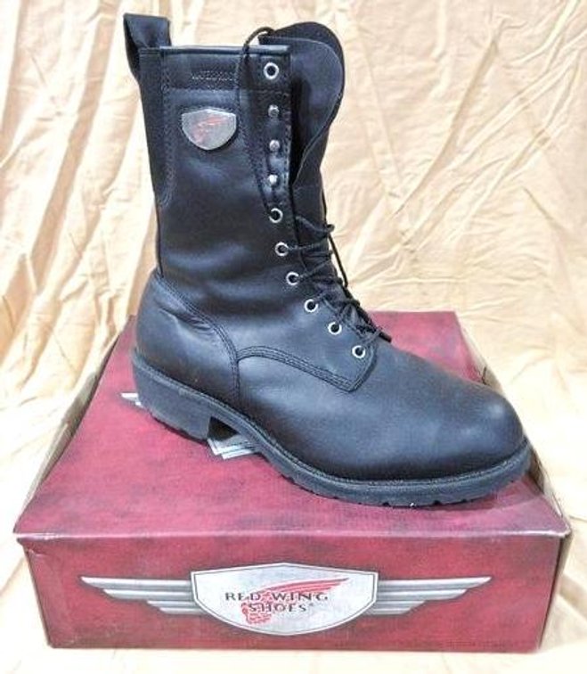 Red Wing Shoes #980 motorcycle black boots