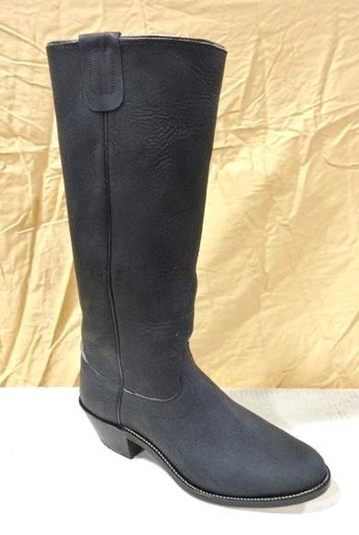 Olathe boots Company black leather boots