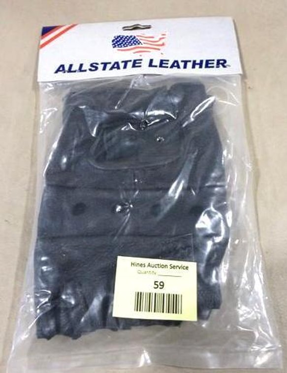 Allstate leather  fingerless gloves