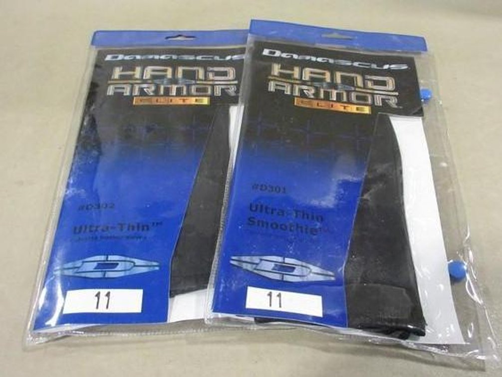 Damascus hand armor black leather gloves