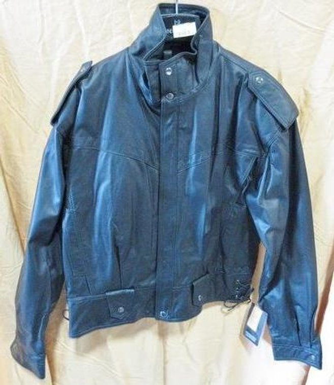 Berman's Thinsulate lined black leather jacket