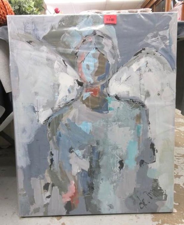 Abstract art painted "Inner Strength"