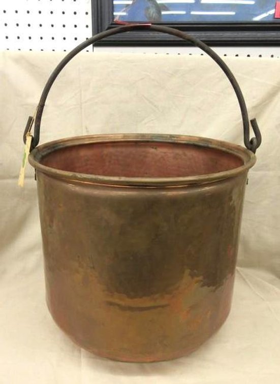 Made in Ireland copper pot with handle