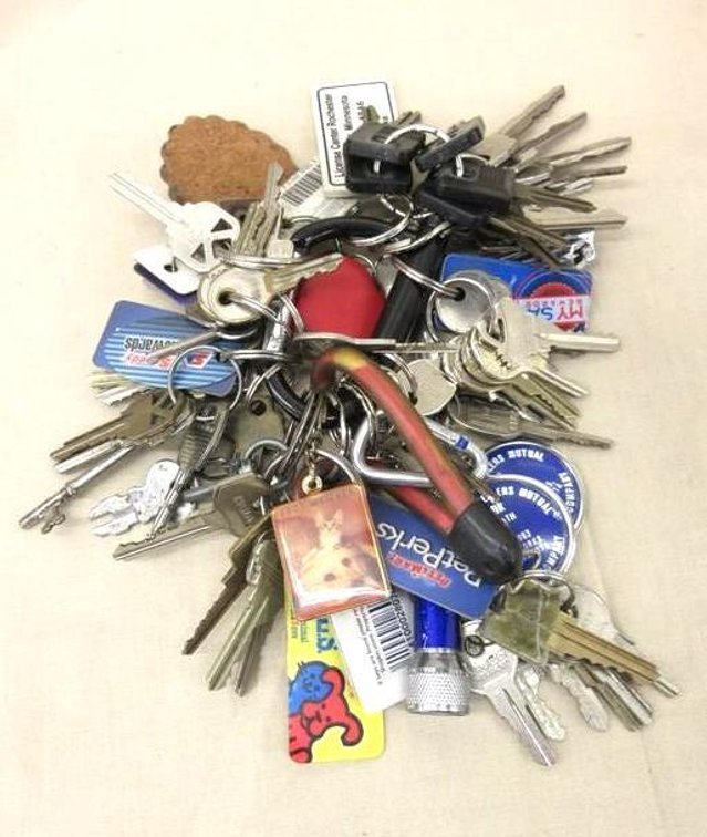Group of assorted keys