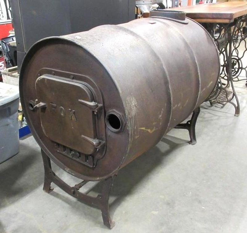 FOX barrel wood/trash stove