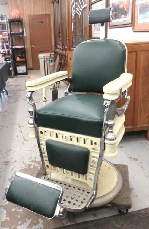 Emil J. Paider vintage barber's chair
