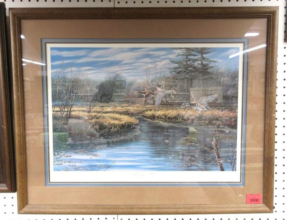 Terry Redlin signed and numbered framed print