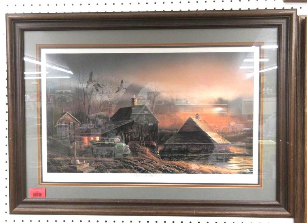Terry Redlin signed and numbered framed print